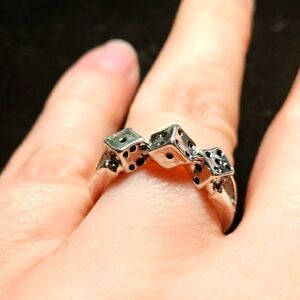 🎲NEW Silver Dice Ring